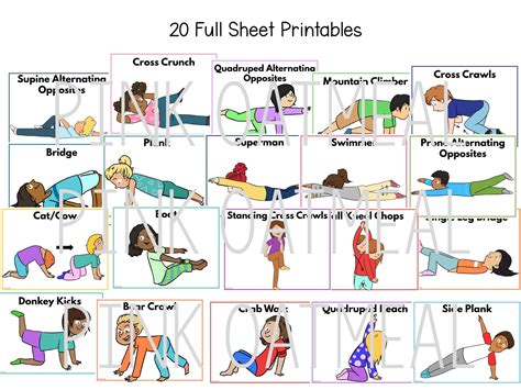 Core strengthening exercise Word Hike .